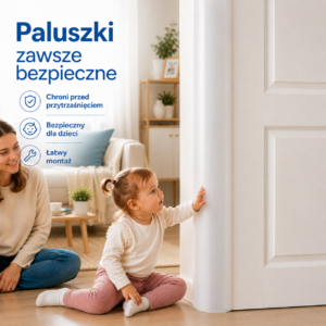 Bezpieczny Paluszek — Osłona chroniąca paluszki dziecka przed przytrzaśnięciem (120cm x 10cm)